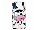 Funda Gel 2 Piezas con Impresión en Relieve Vaca para Samsung Galaxy A70