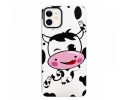 Funda Gel 2 Piezas con Impresión en Relieve Vaca para Iphone 11 (6.1)