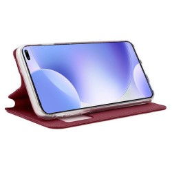 Funda Libro Soporte con Ventana para Xiaomi Pocophone POCO X2 Color Roja 2