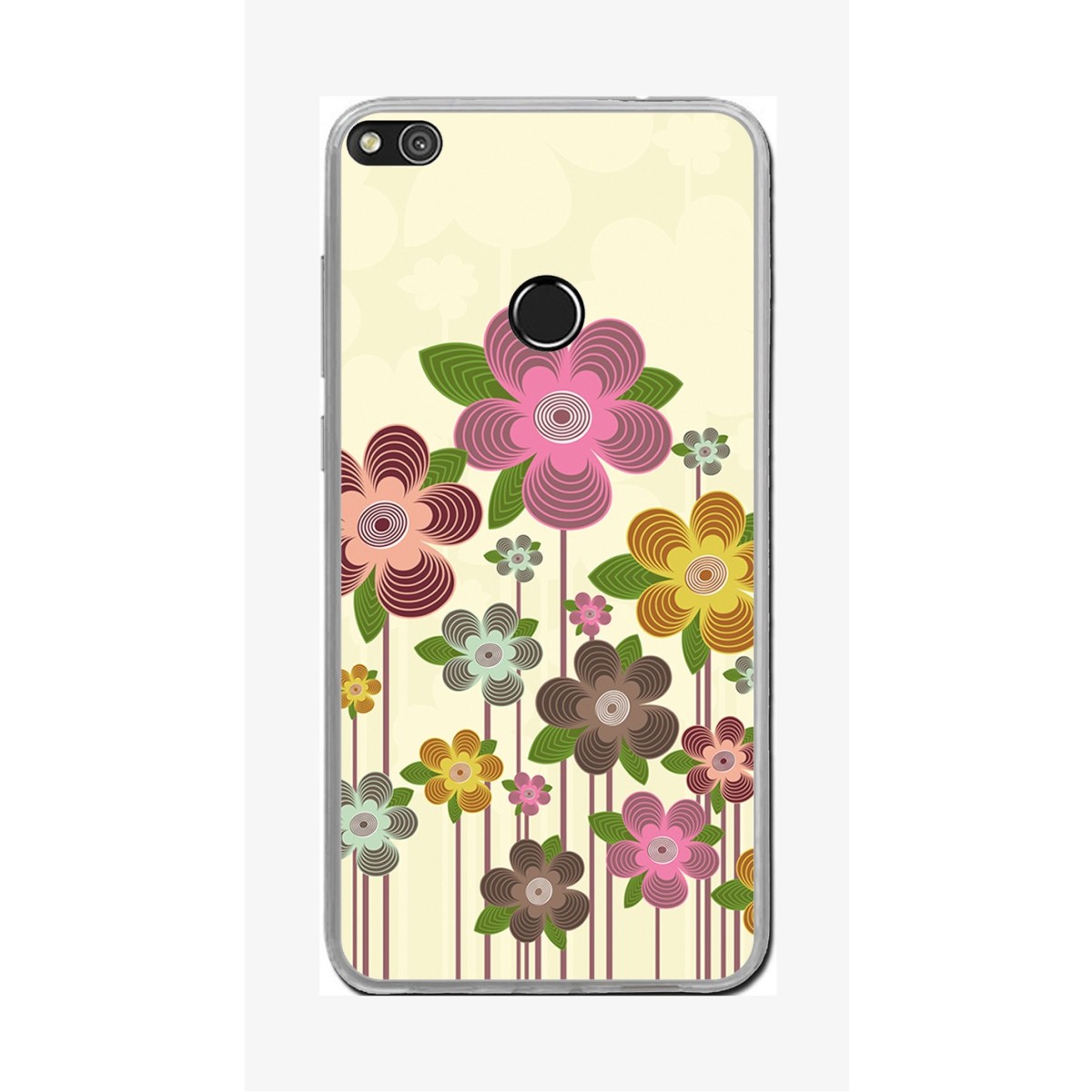 Funda Gel Tpu para Huawei P8 Lite 2017 Diseño Primavera En Flor Dibujos