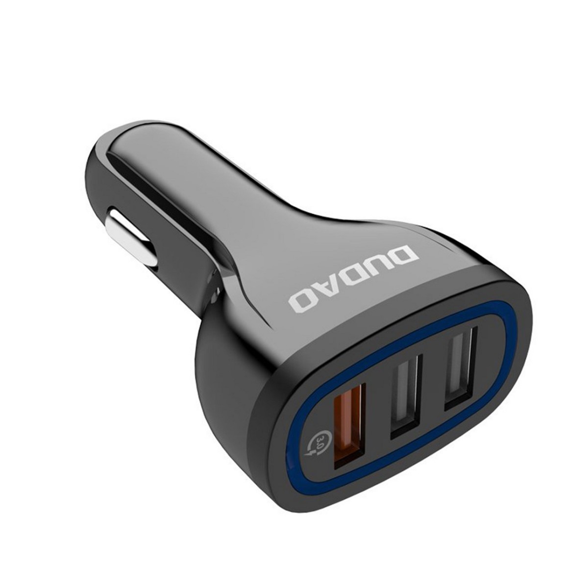 Cargador de Coche Negro 3x USB 2,4A Función Quick Charge 3.0 DUDAO
