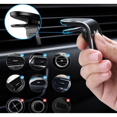 Soporte de coche Magnético Universal con Pinza para Salida de Aire
