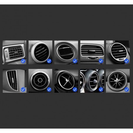 Soporte Universal para Rejilla Aire de Coche Automático Ajustable por Gravedad