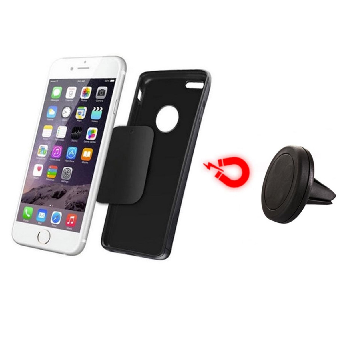 Soporte Magnético Universal para Rejilla del Aire de Coche con imán