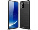 Funda Gel Tpu Tipo Carbon Negra para Samsung Galaxy S10 Lite