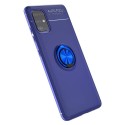 Funda Magnetica Soporte con Anillo Giratorio 360 para Samsung Galaxy A51 Azul