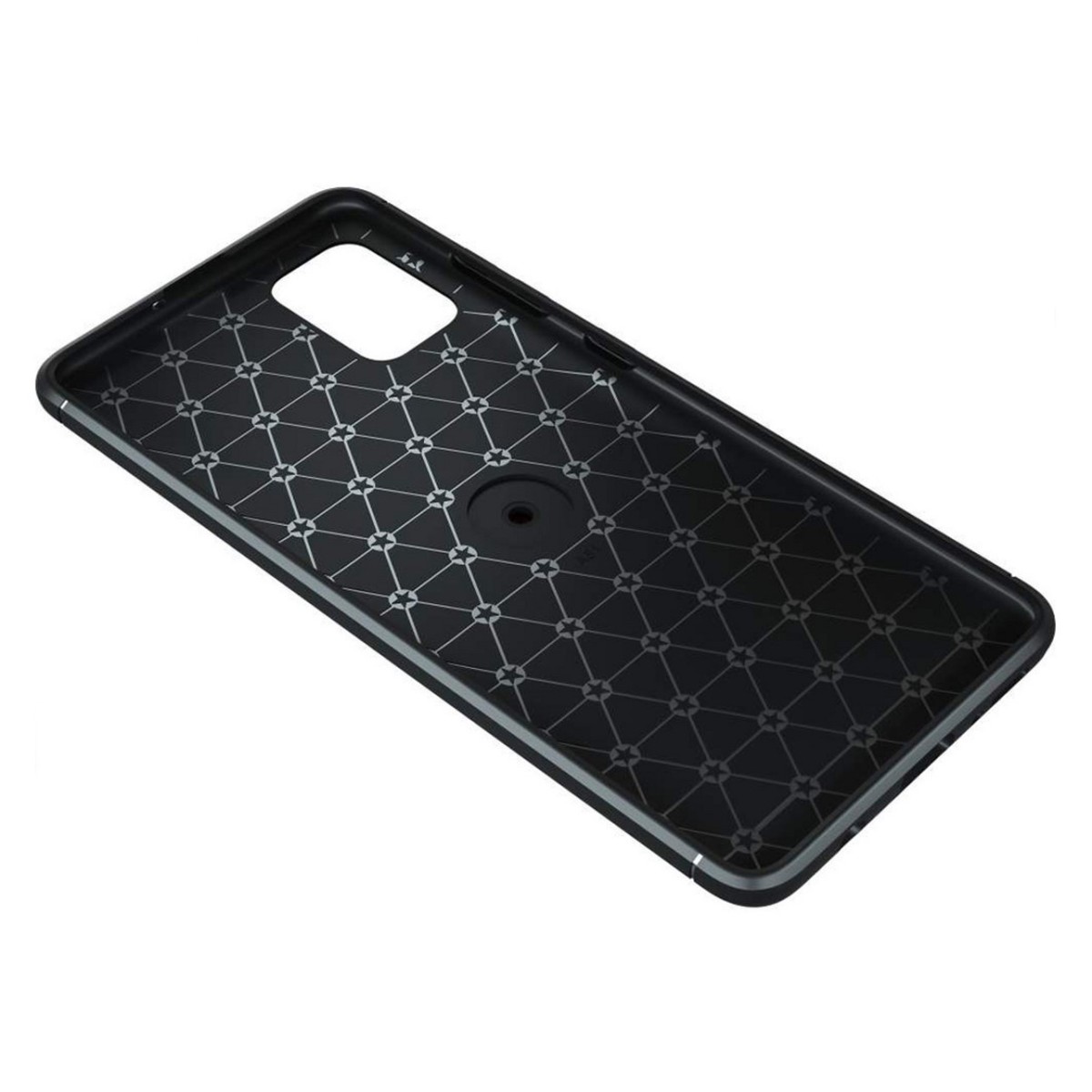 Funda Magnetica Soporte con Anillo Giratorio 360 para Samsung Galaxy A51 Negra