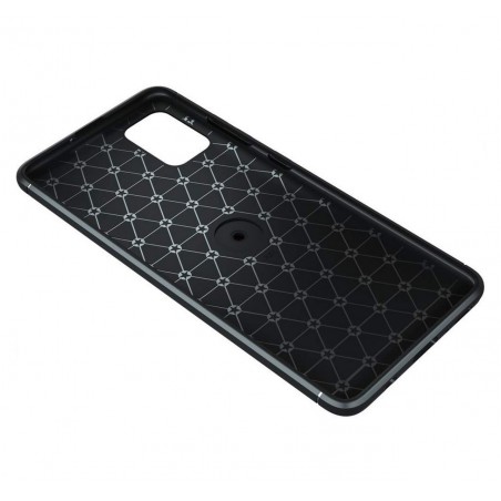 Funda Magnetica Soporte con Anillo Giratorio 360 para Samsung Galaxy A51 Negra