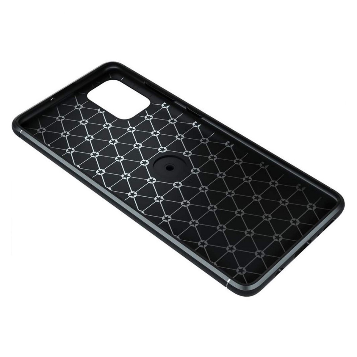 Funda Magnetica Soporte con Anillo Giratorio 360 para Samsung Galaxy A71 Negra