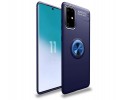 Funda Magnetica Soporte con Anillo Giratorio 360 para Samsung Galaxy S20 Azul