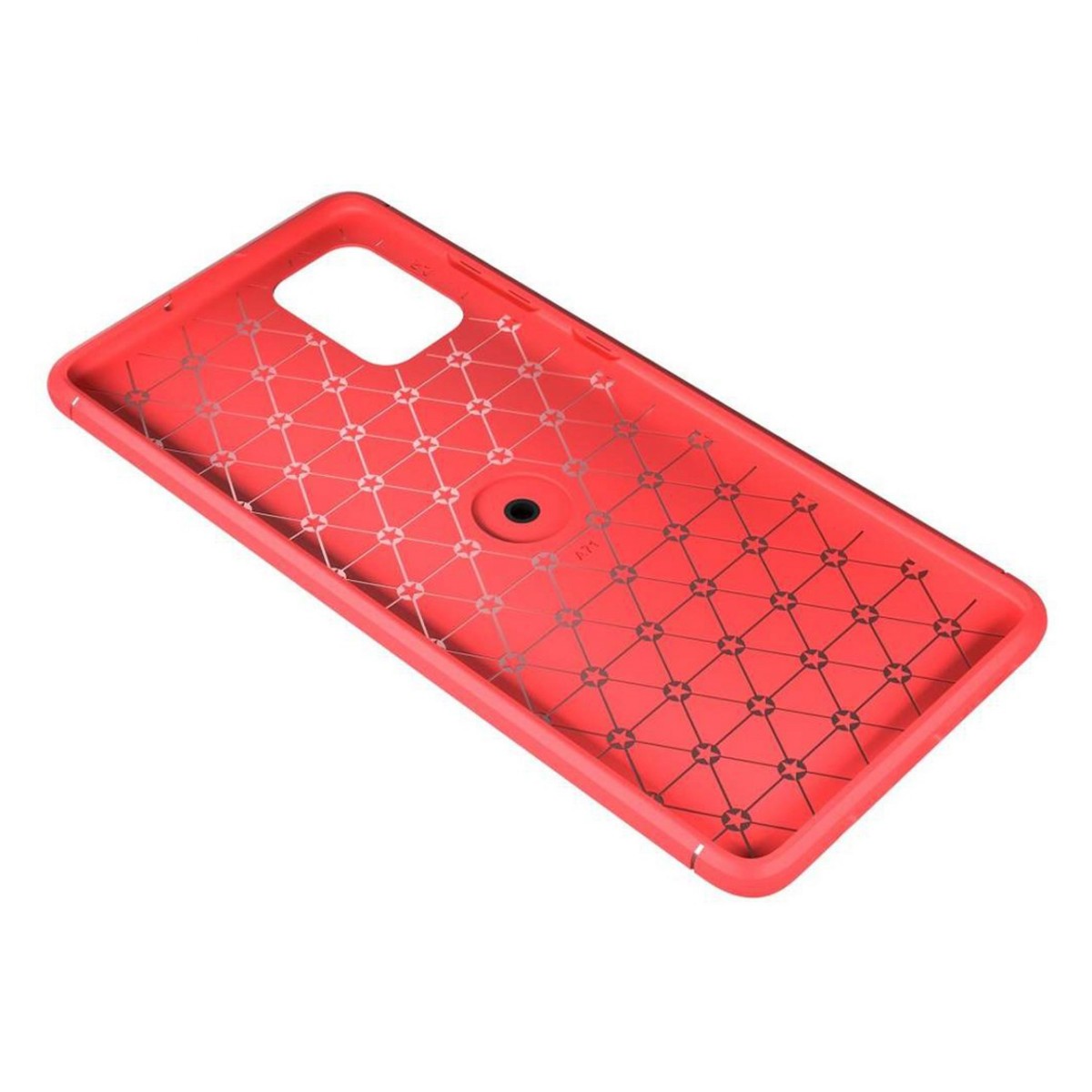 Funda Magnetica Soporte con Anillo Giratorio 360 para Samsung Galaxy S20 Roja