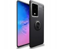 Funda Magnetica Soporte con Anillo Giratorio 360 para Samsung Galaxy S20 Ultra Negra
