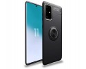 Funda Magnetica Soporte con Anillo Giratorio 360 para Samsung Galaxy S20+ Plus Negra