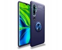Funda Magnetica Soporte con Anillo Giratorio 360 para Xiaomi Mi Note 10 Azul