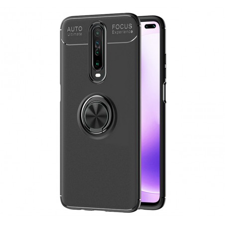 Funda Magnetica Soporte con Anillo Giratorio 360 para Xiaomi Pocophone POCO X2 Negra
