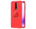 Funda Magnetica Soporte con Anillo Giratorio 360 para Xiaomi Pocophone POCO X2 Roja