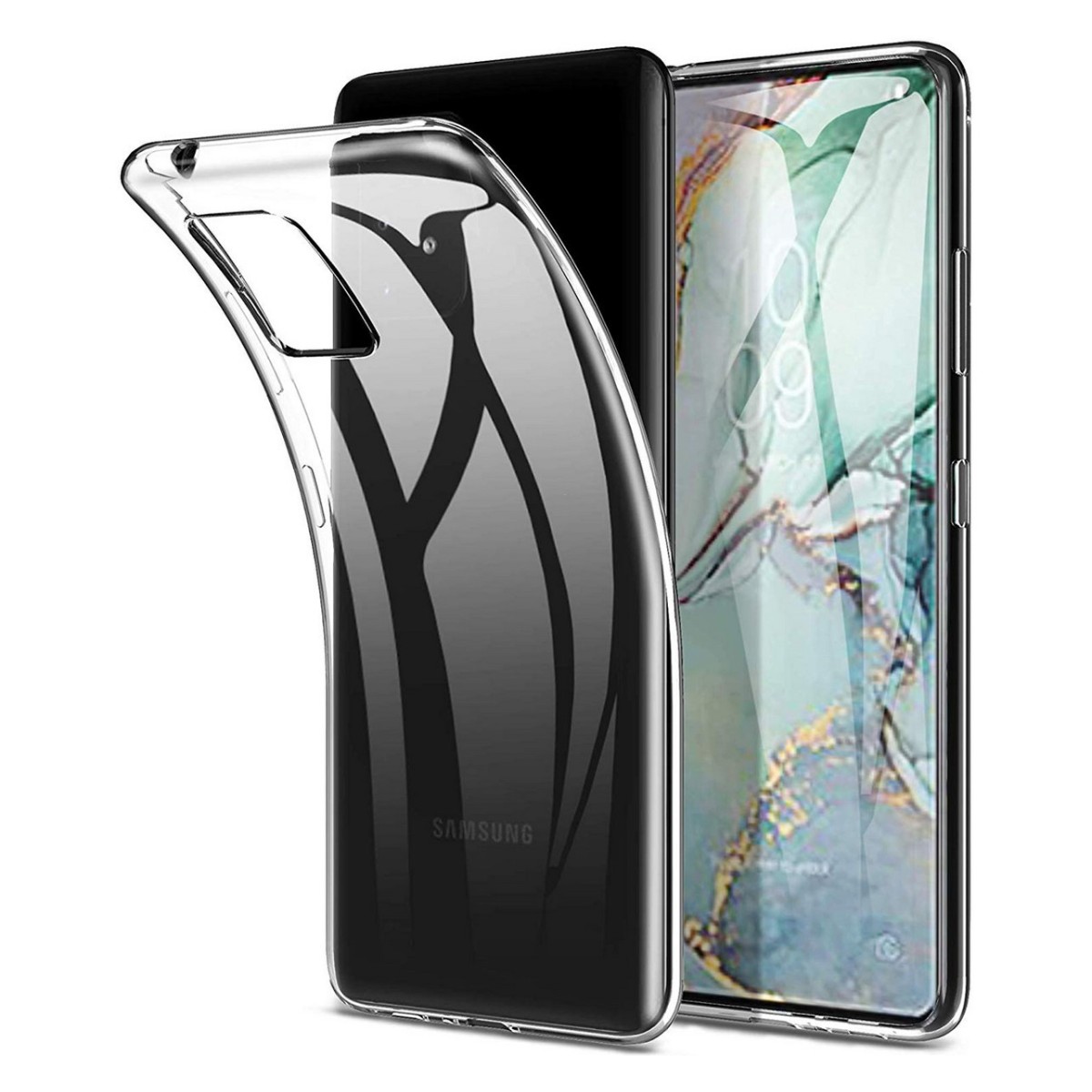 Funda Gel Tpu Fina Ultra-Thin 0,5mm Transparente para Samsung Galaxy S10 Lite
