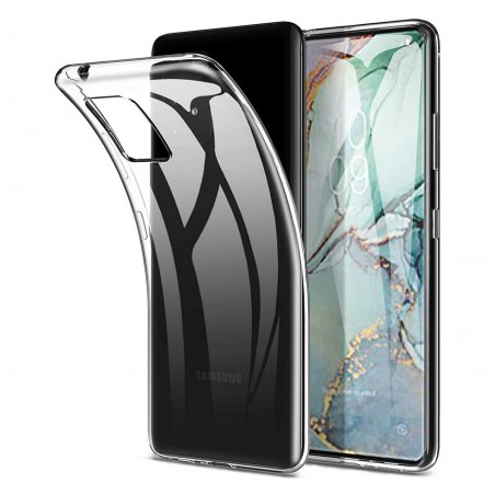 Funda Gel Tpu Fina Ultra-Thin 0,5mm Transparente para Samsung Galaxy S10 Lite