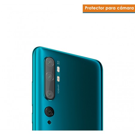 Protector Cristal Templado Cámara Trasera para Xiaomi Mi Note 10 Vidrio