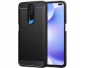 Funda Gel Tpu Tipo Carbon Negra para Xiaomi Pocophone POCO X2