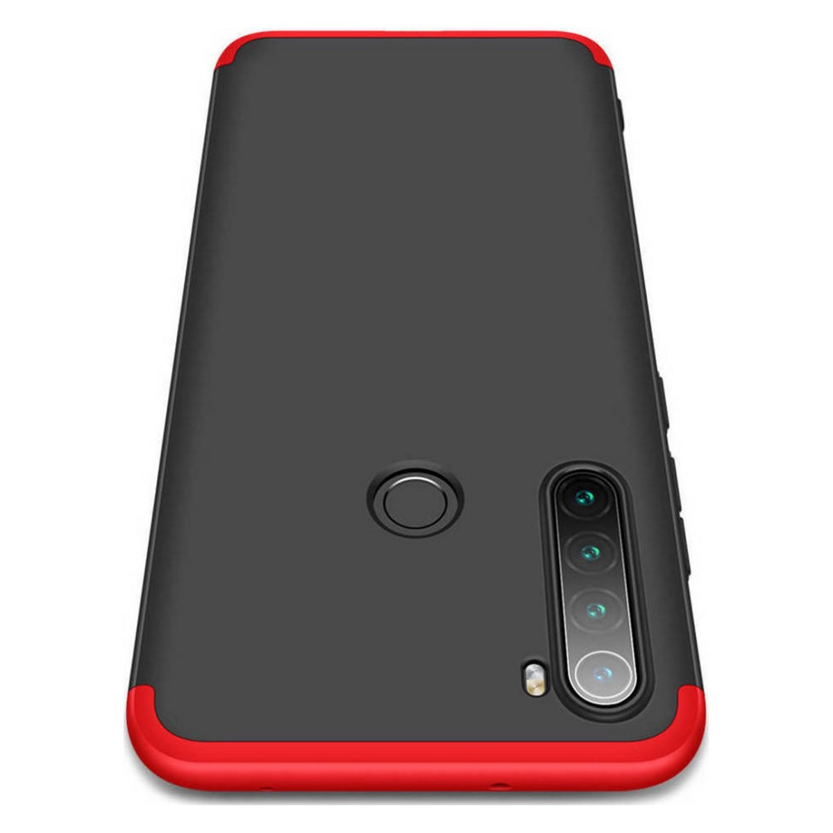 Funda Carcasa GKK 360 para Xiaomi Redmi Note 8T Color Negra / Roja