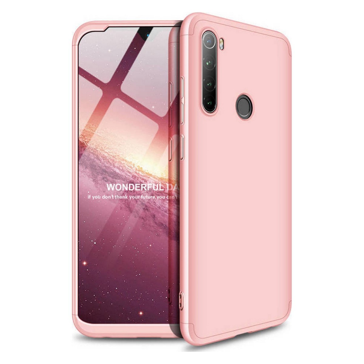 Funda Carcasa GKK 360 para Xiaomi Redmi Note 8T Color Rosa