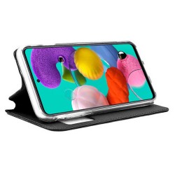 Funda Libro Soporte con Ventana para Samsung Galaxy A51 Color Negra 2