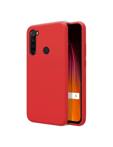 Funda Silicona Líquida Ultra Suave para Xiaomi Redmi Note 8T color Roja