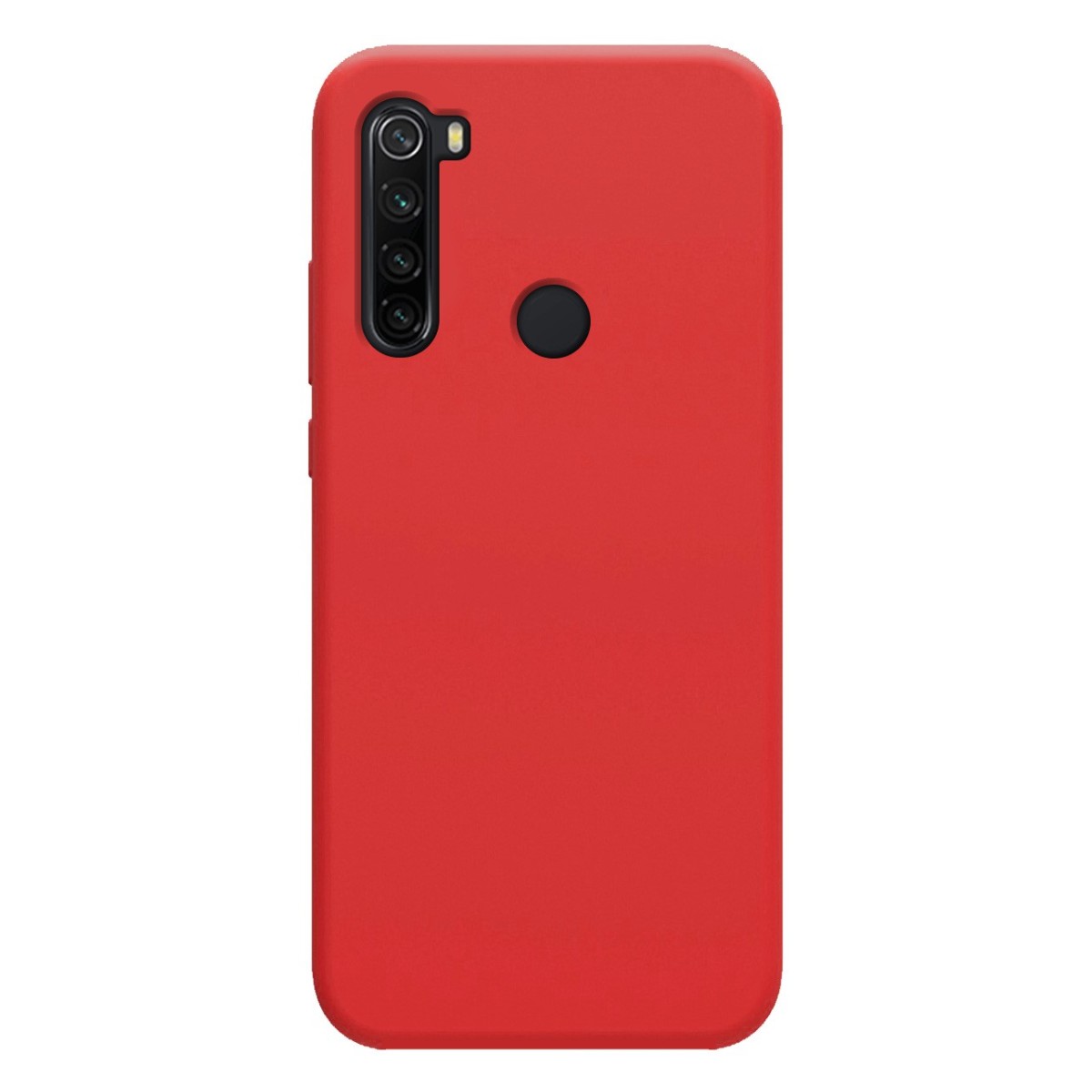 Funda Silicona Líquida Ultra Suave para Xiaomi Redmi Note 8T color Roja