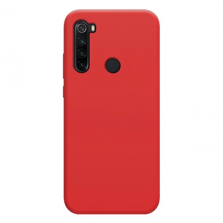 Funda Silicona Líquida Ultra Suave para Xiaomi Redmi Note 8T color Roja