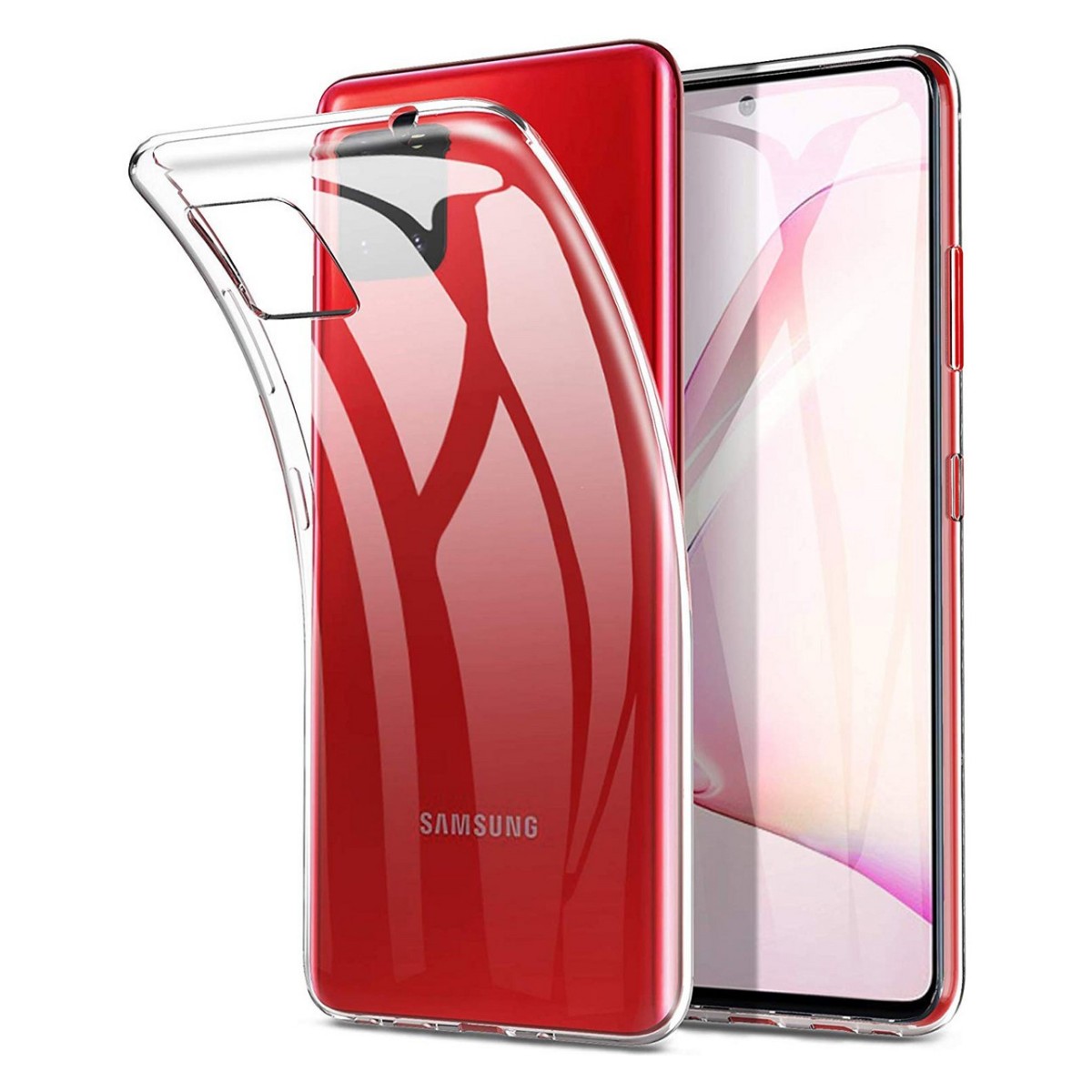 Funda Gel Tpu Fina Ultra-Thin 0,5mm Transparente para Samsung Galaxy Note 10 Lite