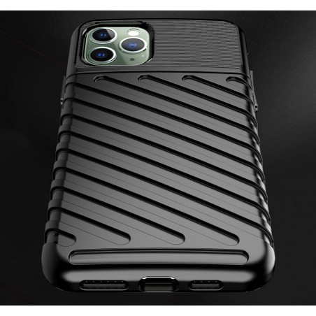 Funda Gel Flexible Thunder Armor Rugged para Iphone 11 (6.1) color Negra