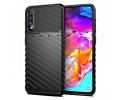 Funda Gel Flexible Thunder Armor Rugged para Samsung Galaxy A70 color Negra