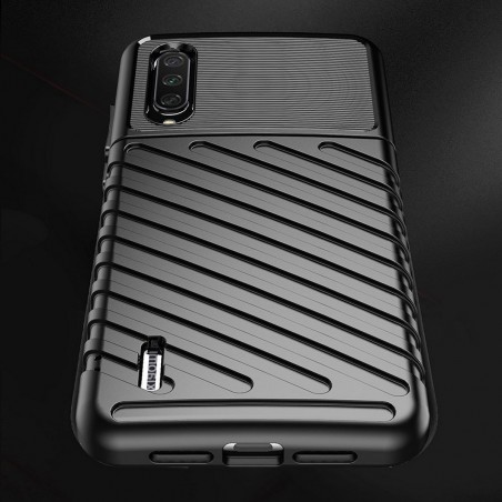 Funda Gel Flexible Thunder Armor Rugged para Xiaomi Mi A3 color Negra