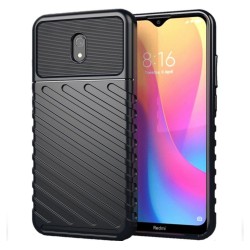 Funda Gel Flexible Thunder Armor Rugged para Xiaomi Redmi 8A color Negra