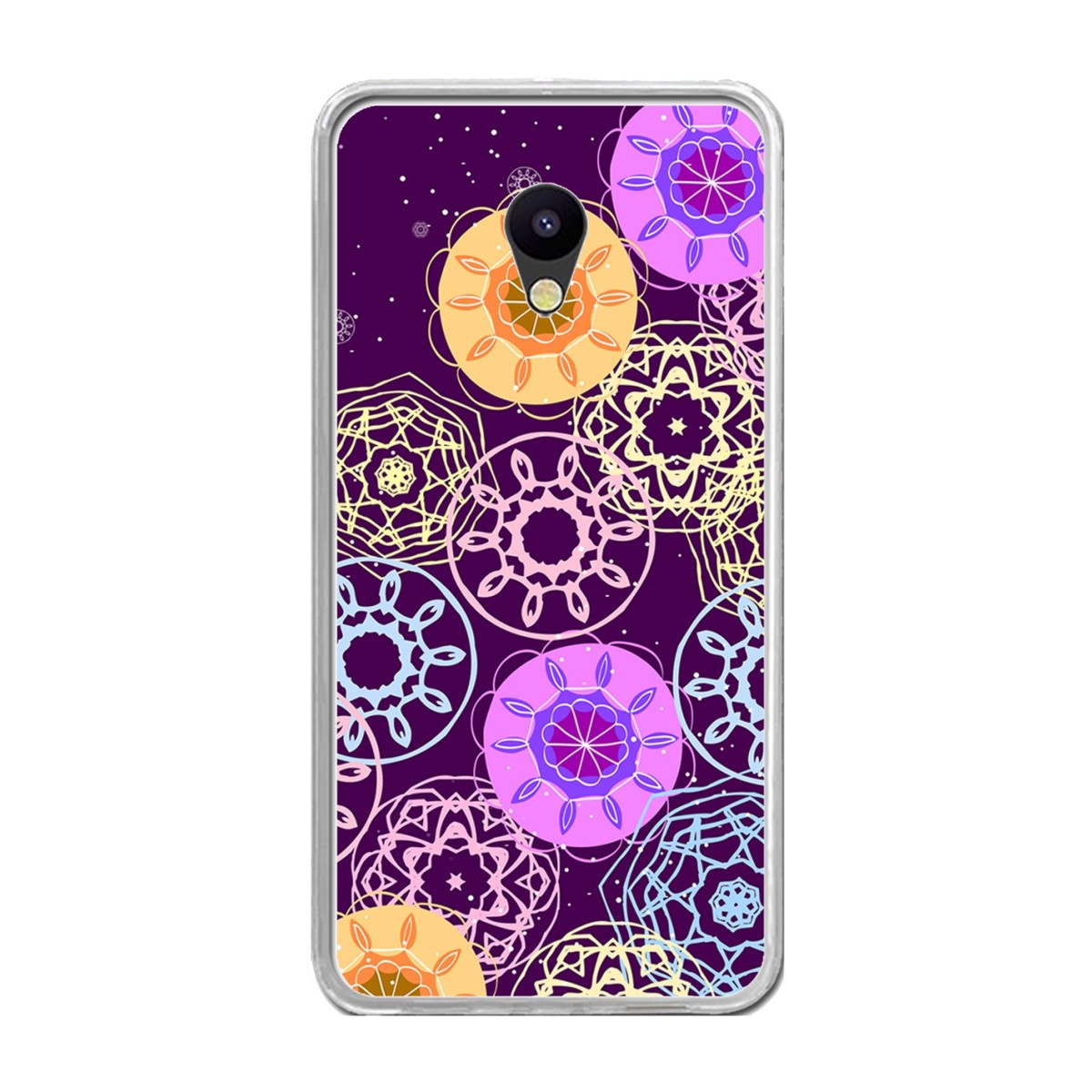 Funda Gel Tpu para Meizu M5 Note Diseño Radial Dibujos