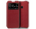 Funda Libro Soporte con Ventana para Zte Blade V10 Color Roja
