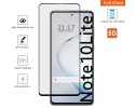 Protector Cristal Templado Completo 5D Full Glue Negro para Samsung Galaxy Note 10 Lite Vidrio