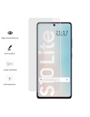 Protector Cristal Templado para Samsung Galaxy S10 Lite Vidrio