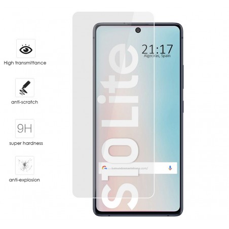 Protector Cristal Templado para Samsung Galaxy S10 Lite Vidrio
