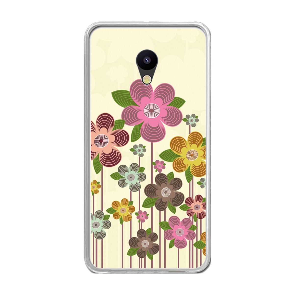Funda Gel Tpu para Meizu M5 Note Diseño Primavera En Flor Dibujos