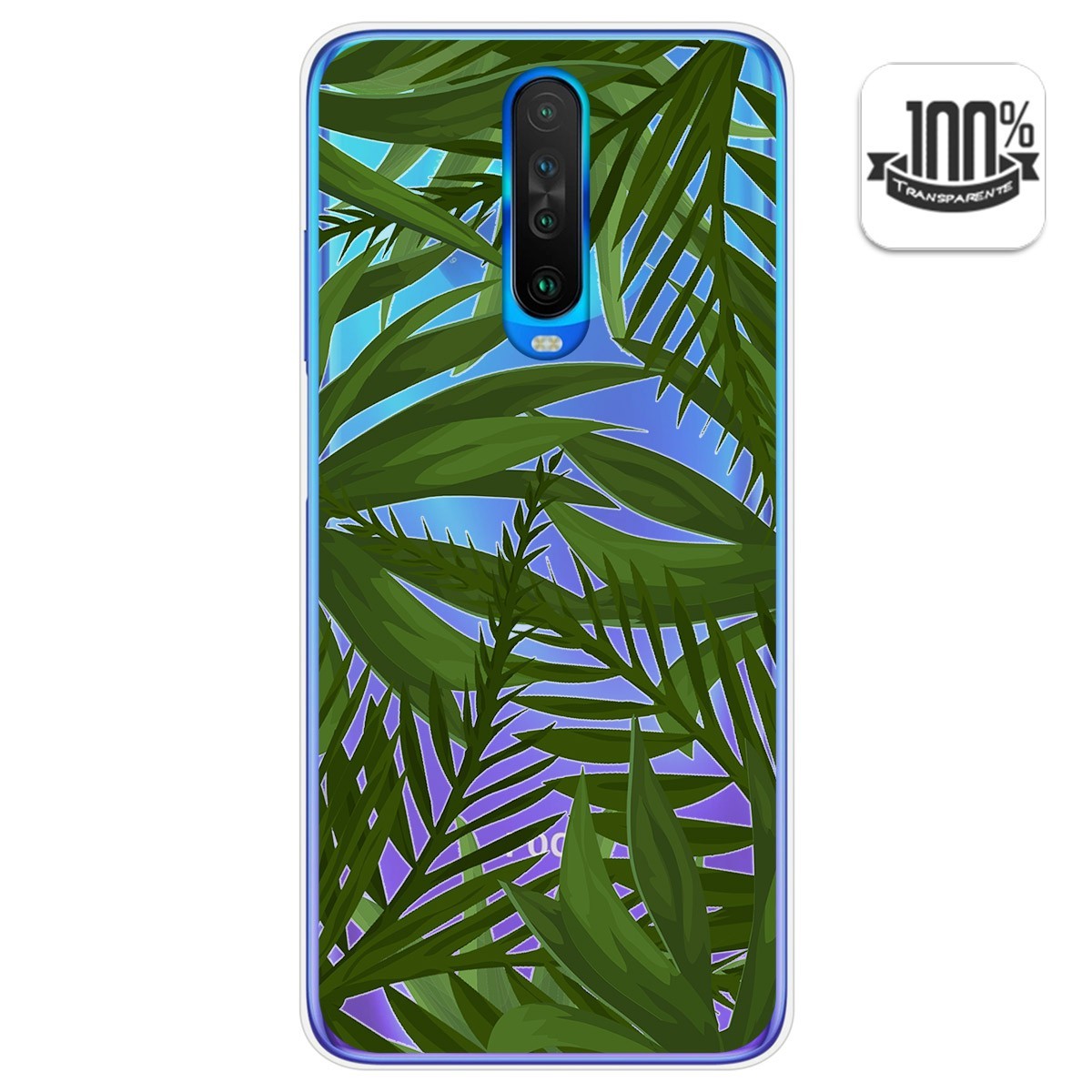 Funda Gel Transparente para Xiaomi Pocophone POCO X2 diseño Jungla Dibujos