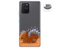 Funda Gel Transparente para Samsung Galaxy S10 Lite diseño Bufalo Dibujos