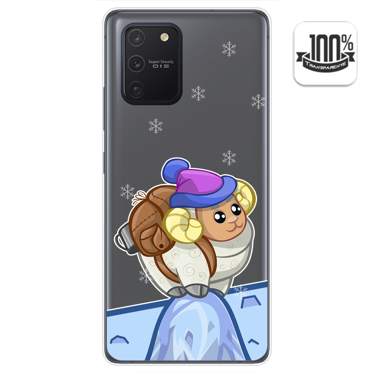 Funda Gel Transparente para Samsung Galaxy S10 Lite diseño Cabra Dibujos