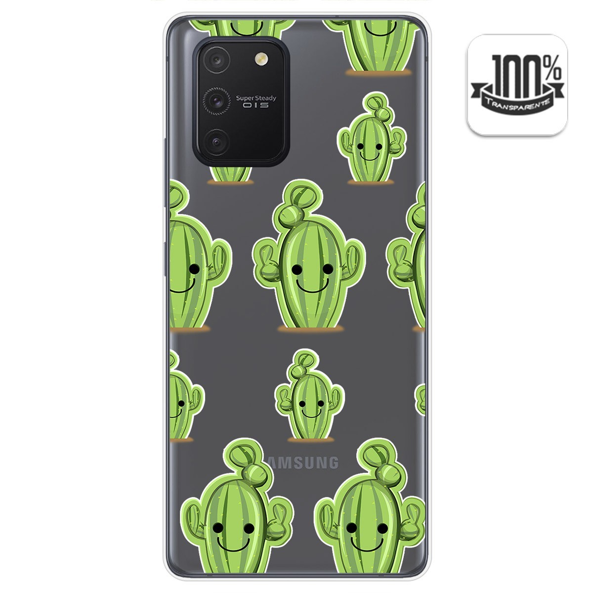 Funda Gel Transparente para Samsung Galaxy S10 Lite diseño Cactus Dibujos