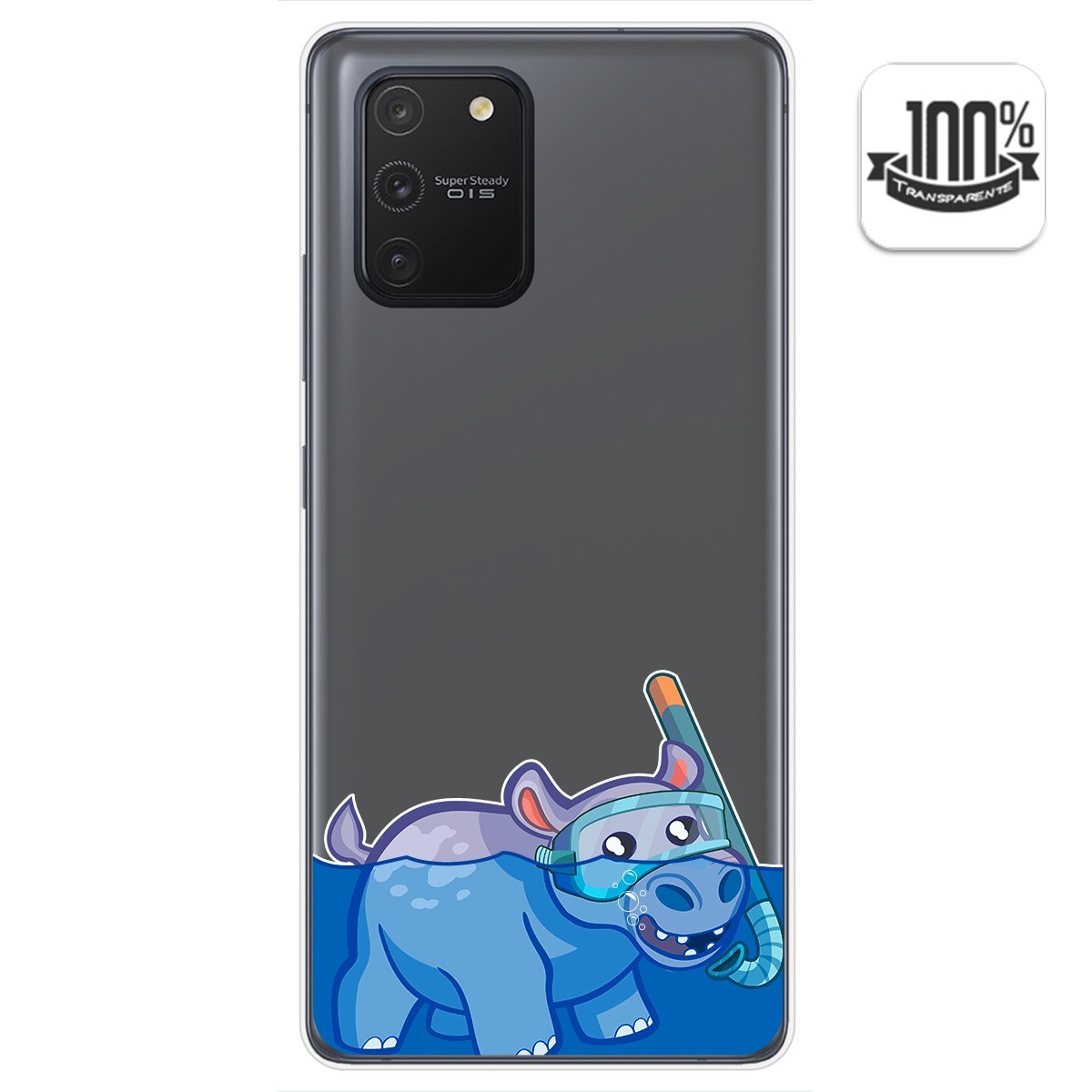 Funda Gel Transparente para Samsung Galaxy S10 Lite diseño Hipo Dibujos