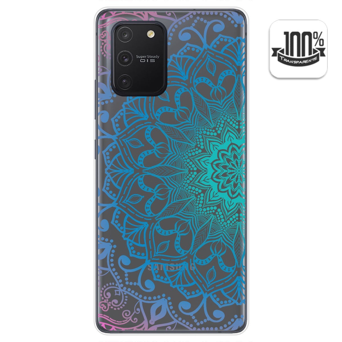 Funda Gel Transparente para Samsung Galaxy S10 Lite diseño Mandala Dibujos