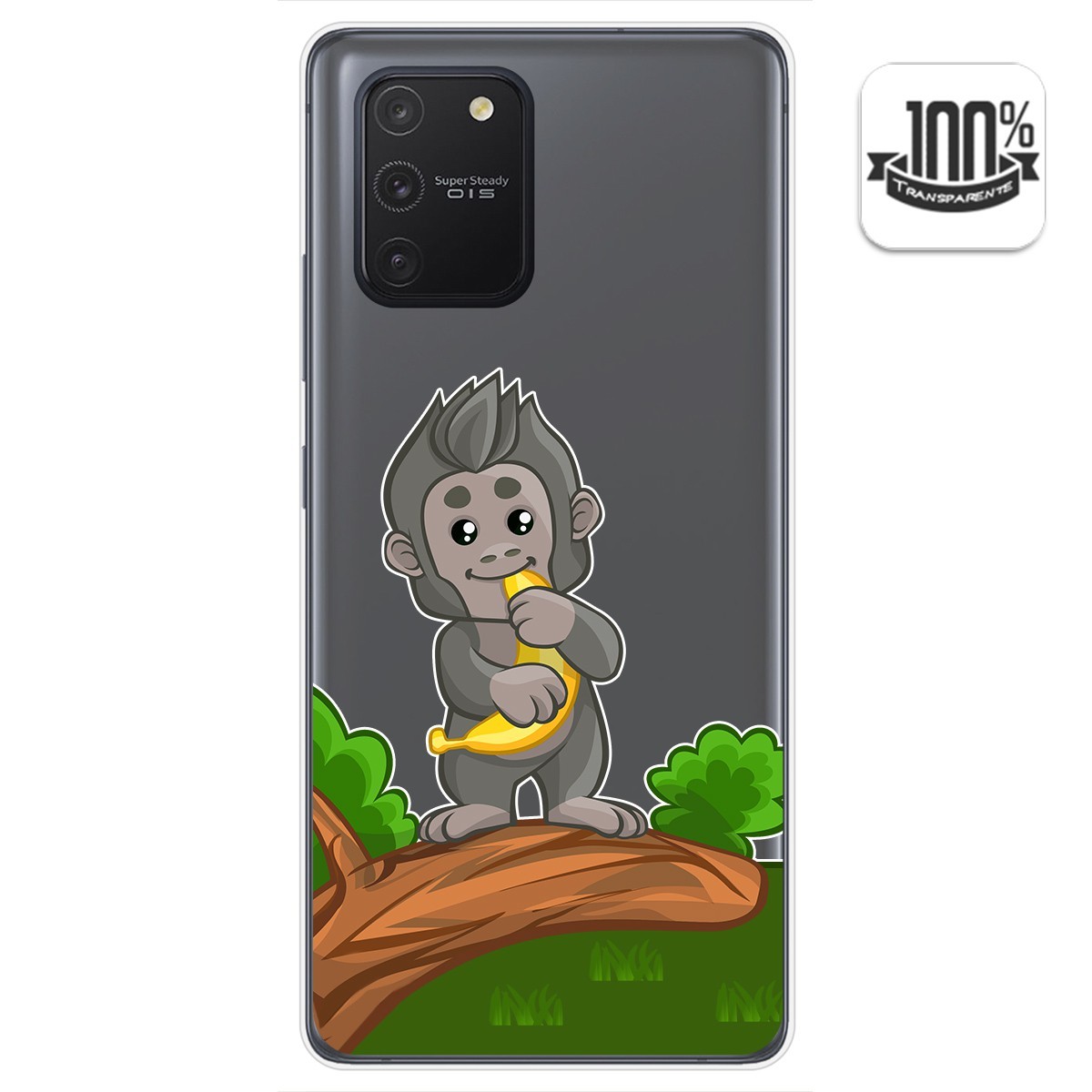 Funda Gel Transparente para Samsung Galaxy S10 Lite diseño Mono Dibujos