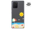 Funda Gel Transparente para Samsung Galaxy S10 Lite diseño Playa Dibujos