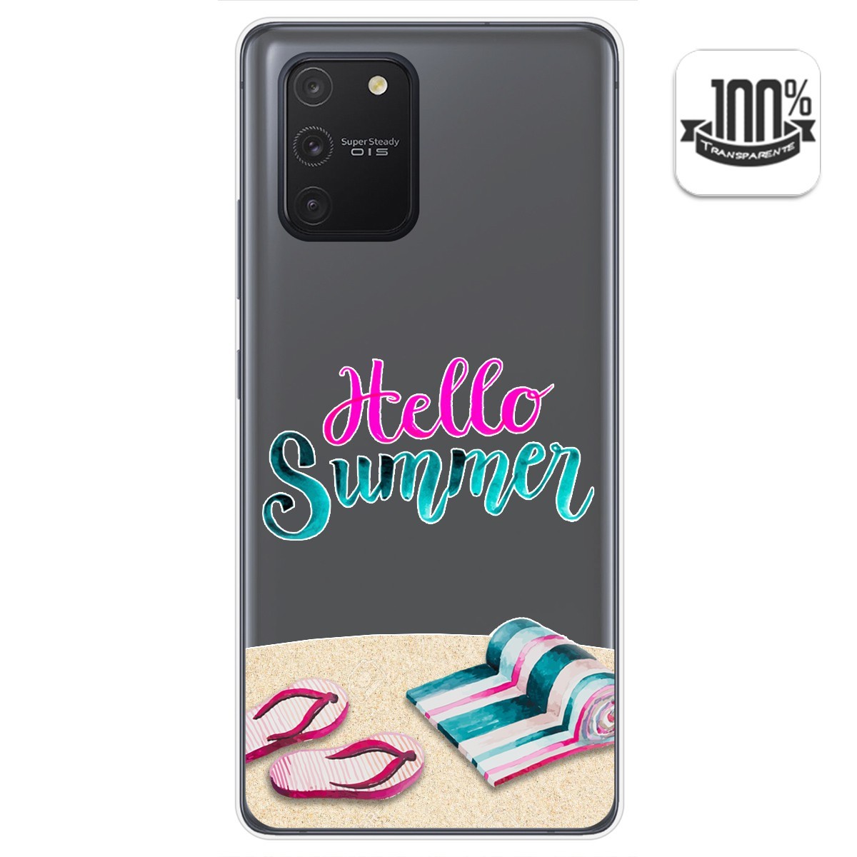 Funda Gel Transparente para Samsung Galaxy S10 Lite diseño Summer Dibujos